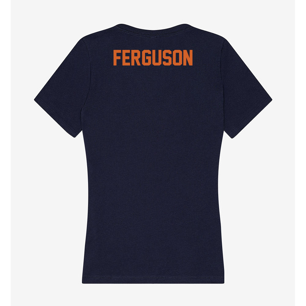 Wheaton IL - NCAA Men's Swimming & Diving : Josiah Ferguson - Women's V-Neck T-Shirt-1