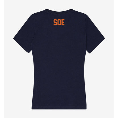 Wheaton IL - NCAA Men's Golf : Ryan Soe - Women's V-Neck T-Shirt-1