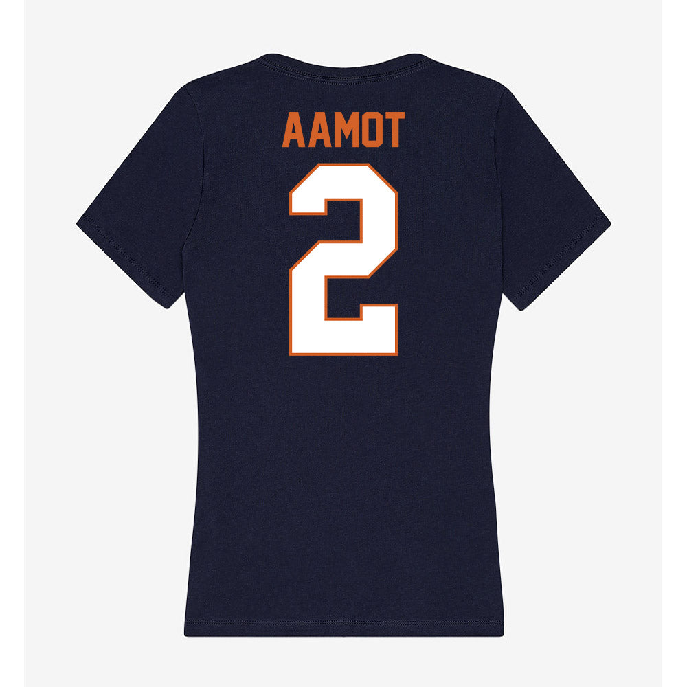 Wheaton IL - NCAA Men's Soccer : Beck Aamot - Women's V-Neck T-Shirt-1