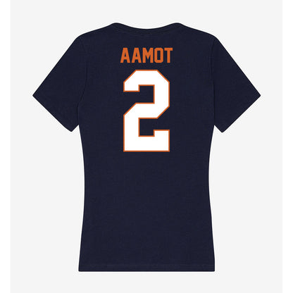 Wheaton IL - NCAA Men's Soccer : Beck Aamot - Women's V-Neck T-Shirt-1