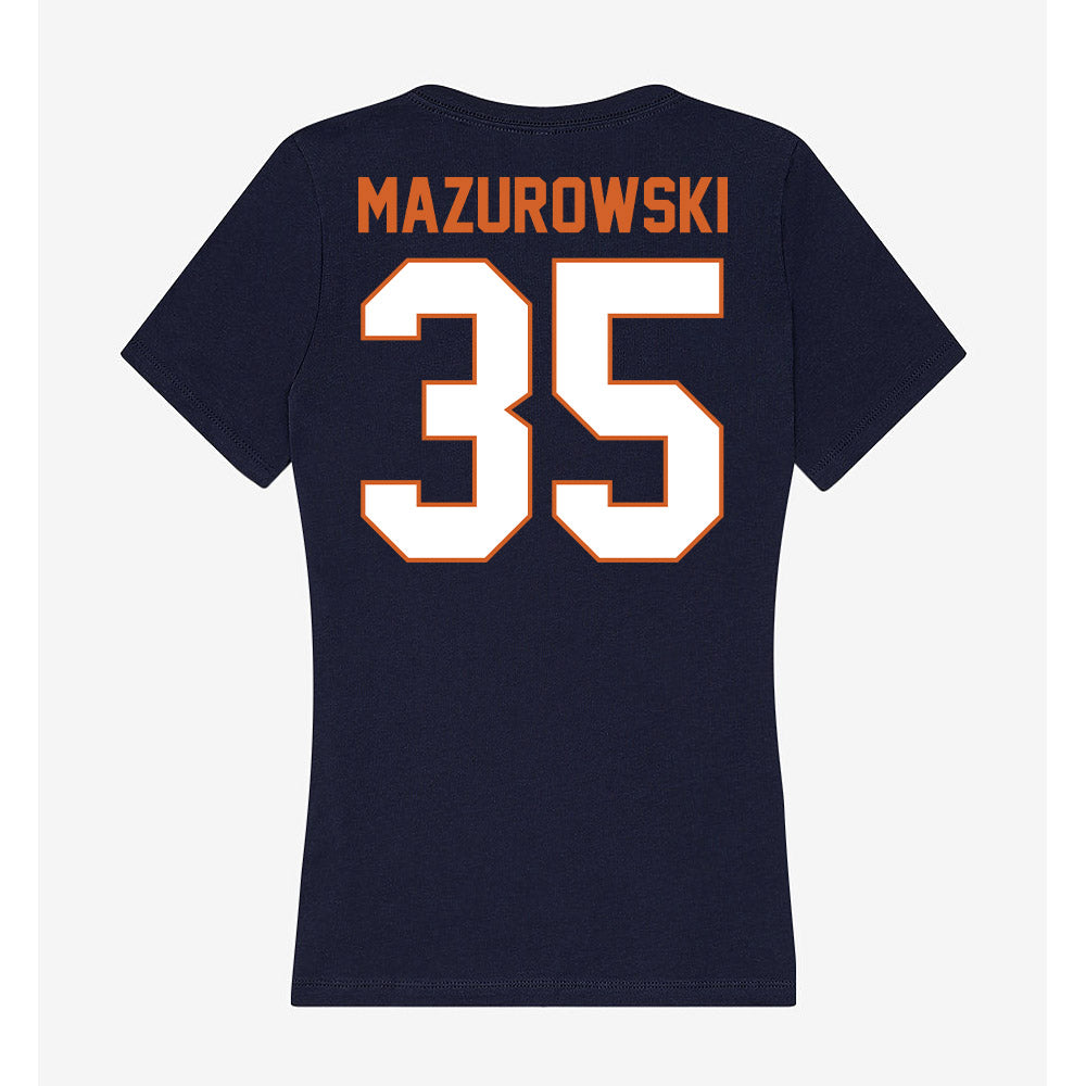 Wheaton IL - NCAA Baseball : Jack Mazurowski - Women's V-Neck T-Shirt-1