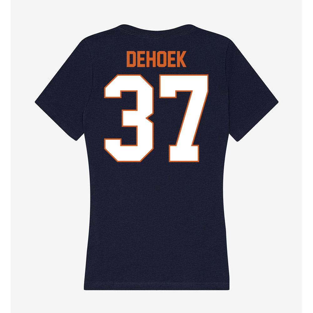 Wheaton IL - NCAA Baseball : Parker DeHoek - Women's V-Neck T-Shirt-1