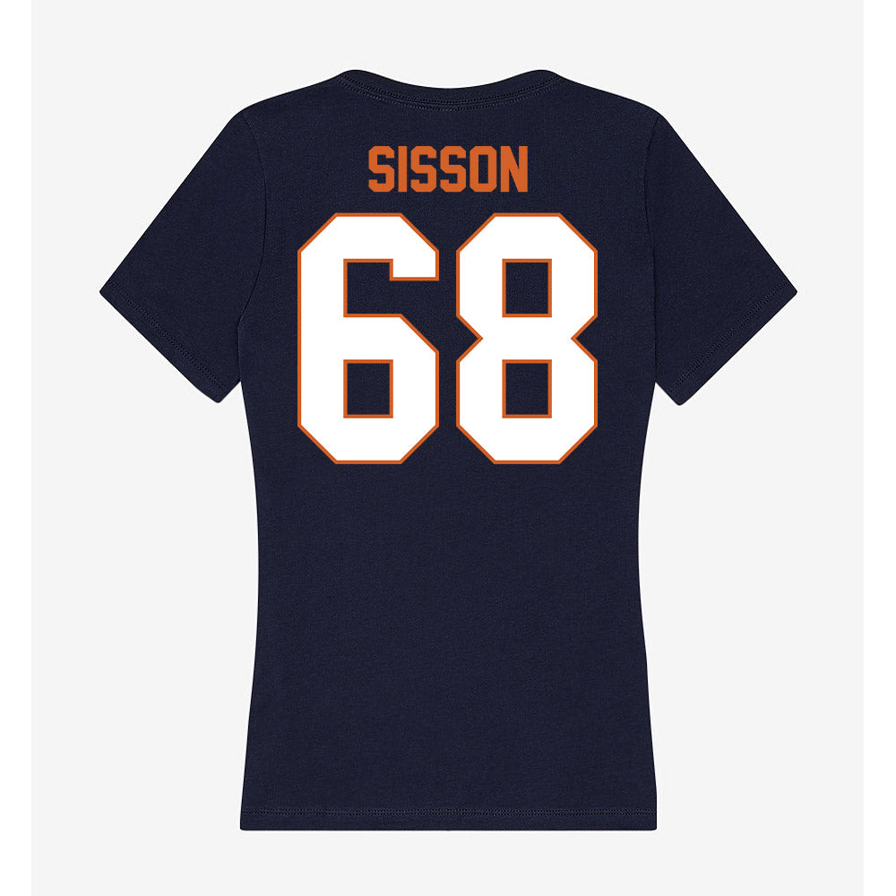 Wheaton IL - NCAA Football : Drew Sisson - Women's V-Neck T-Shirt-1