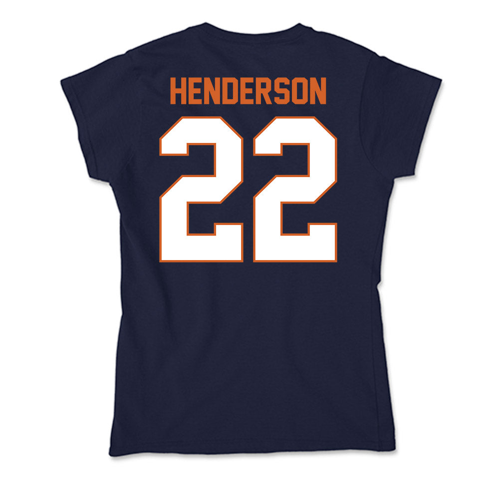 Wheaton IL - NCAA Baseball : Caleb Henderson - Soft Style Women’s T-Shirt-1