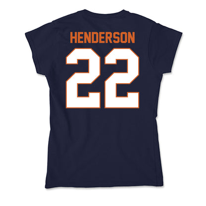 Wheaton IL - NCAA Baseball : Caleb Henderson - Soft Style Women’s T-Shirt-1