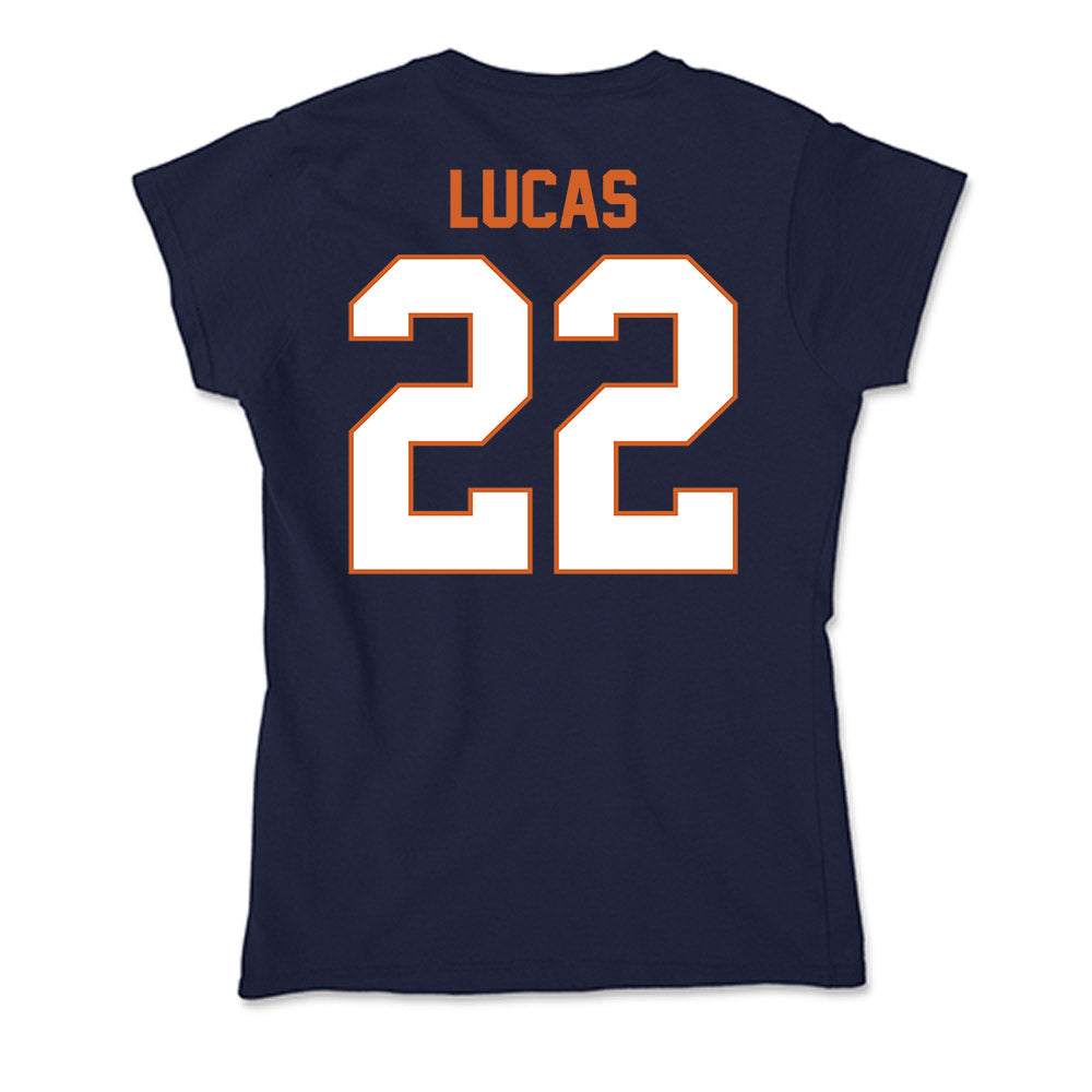 Wheaton IL - NCAA Men's Soccer : Isaac Lucas - Soft Style Women’s T-Shirt-1