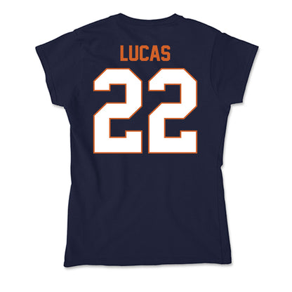 Wheaton IL - NCAA Men's Soccer : Isaac Lucas - Soft Style Women’s T-Shirt-1