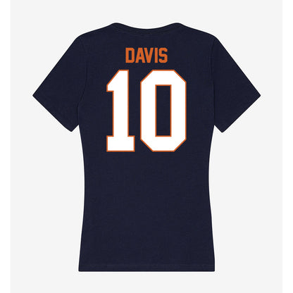 Wheaton IL - NCAA Men's Soccer : Caleb Davis - Women's V-Neck T-Shirt-1