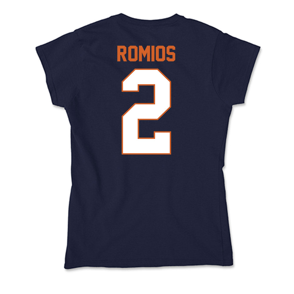 Wheaton IL - NCAA Baseball : Niko Romios - Soft Style Women’s T-Shirt-1