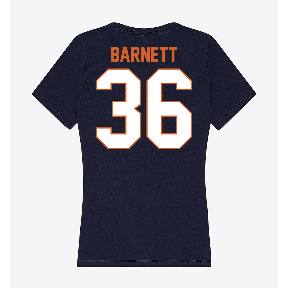 Wheaton IL - NCAA Men's Soccer : Caleb Barnett - Women's V-Neck T-Shirt-1