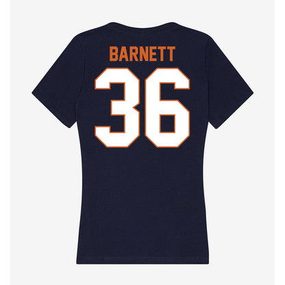 Wheaton IL - NCAA Men's Soccer : Caleb Barnett - Women's V-Neck T-Shirt-1