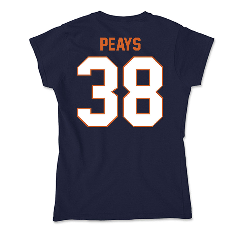 Wheaton IL - NCAA Football : Luke Peays - Soft Style Women’s T-Shirt-1