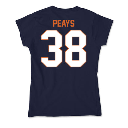 Wheaton IL - NCAA Football : Luke Peays - Soft Style Women’s T-Shirt-1