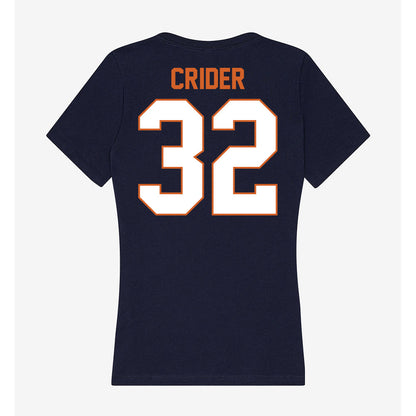 Wheaton IL - NCAA Football : Jana Crider - Women's V-Neck T-Shirt-1