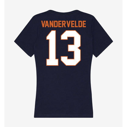 Wheaton IL - NCAA Women's Soccer : Annika Vandervelde - Women's V-Neck T-Shirt-1