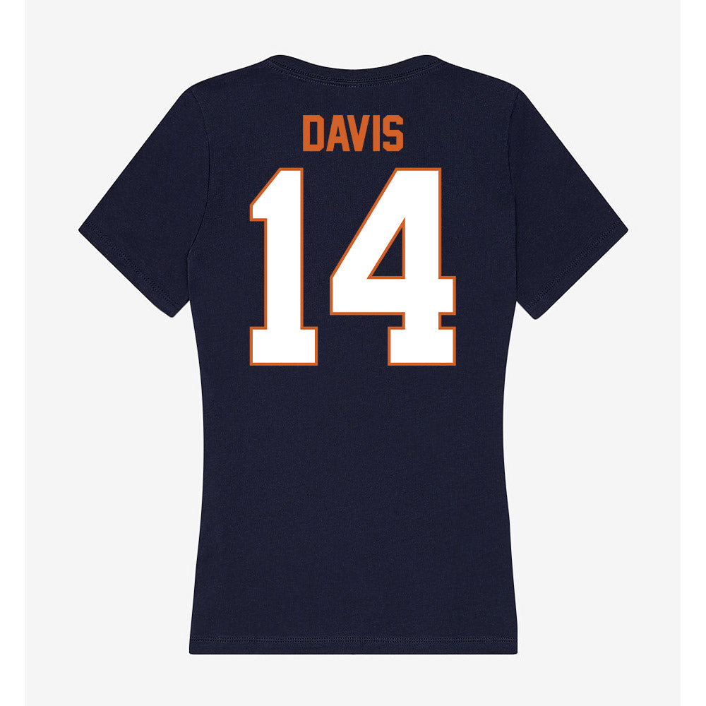 Wheaton IL - NCAA Women's Soccer : Marissa Davis - Women's V-Neck T-Shirt-1