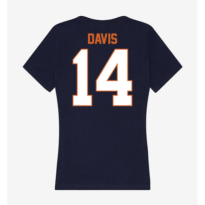 Wheaton IL - NCAA Women's Soccer : Marissa Davis - Women's V-Neck T-Shirt-1