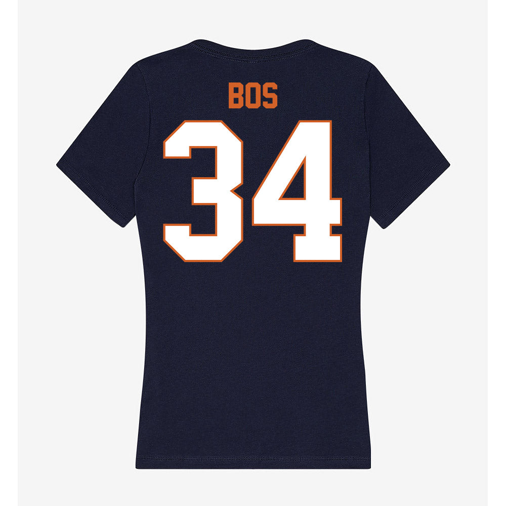 Wheaton IL - NCAA Men's Soccer : Reuben Bos - Women's V-Neck T-Shirt-1