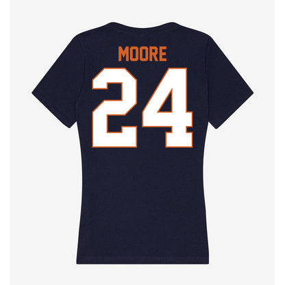 Wheaton IL - NCAA Football : Colin Moore - Women's V-Neck T-Shirt-1