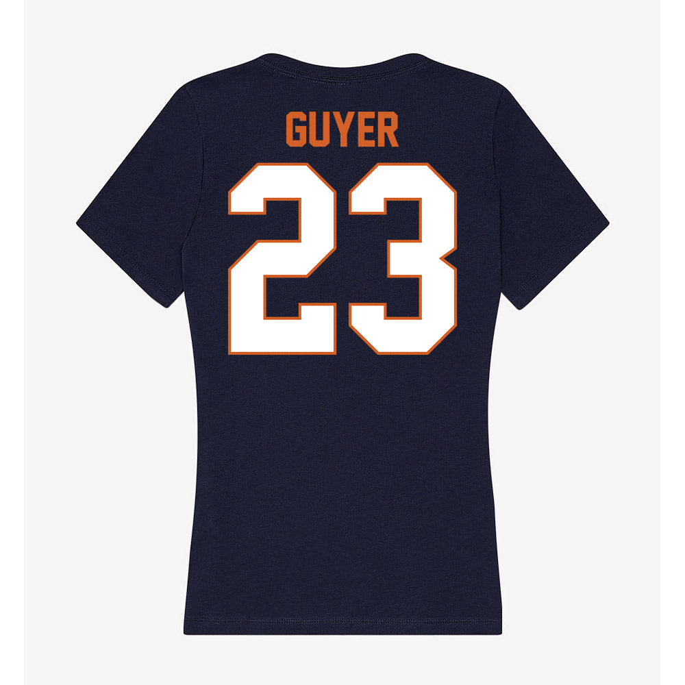 Wheaton IL - NCAA Women's Basketball : Lauren Guyer - Women's V-Neck T-Shirt-1