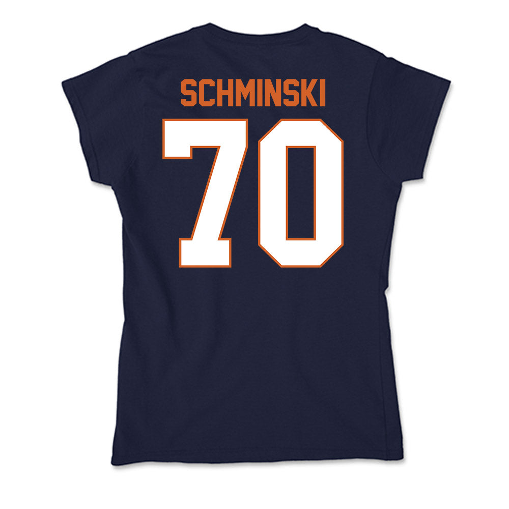 Wheaton IL - NCAA Football : Cole Schminski - Soft Style Women’s T-Shirt-1