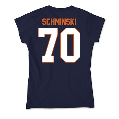 Wheaton IL - NCAA Football : Cole Schminski - Soft Style Women’s T-Shirt-1