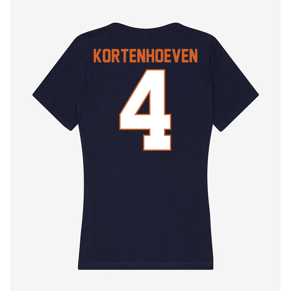 Wheaton IL - NCAA Football : Seth Kortenhoeven - Women's V-Neck T-Shirt-1