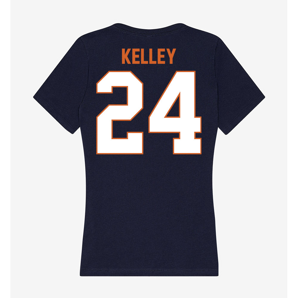 Wheaton IL - NCAA Baseball : Caleb Kelley - Women's V-Neck T-Shirt-1