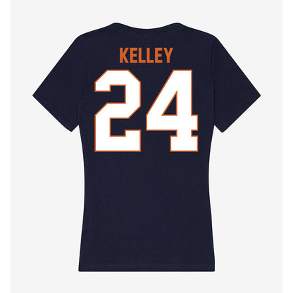 Wheaton IL - NCAA Baseball : Caleb Kelley - Women's V-Neck T-Shirt-1