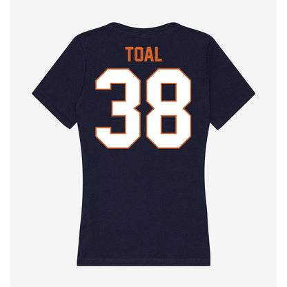 Wheaton IL - NCAA Baseball : Aidan Toal - Women's V-Neck T-Shirt-1