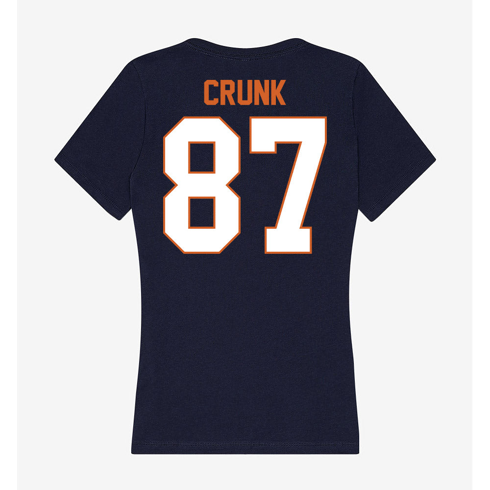 Wheaton IL - NCAA Football : Ethan Crunk - Women's V-Neck T-Shirt-1