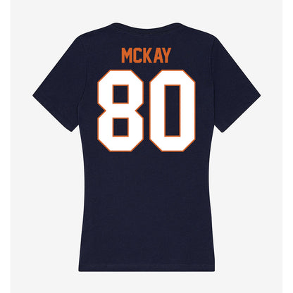 Wheaton IL - NCAA Football : Andrew McKay - Women's V-Neck T-Shirt-1
