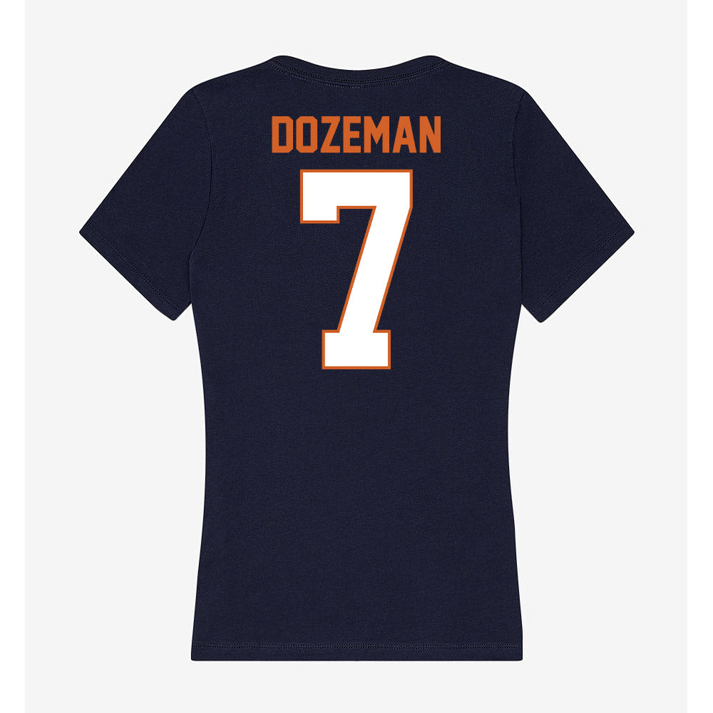 Wheaton IL - NCAA Softball : Shylah Dozeman - Women's V-Neck T-Shirt-1