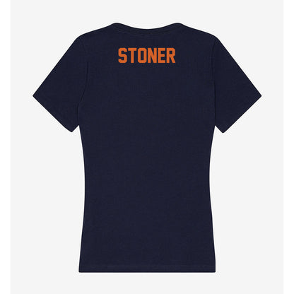 Wheaton IL - NCAA Women's Cross Country : Annie Stoner - Women's V-Neck T-Shirt-1