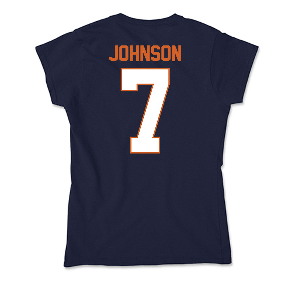 Wheaton IL - NCAA Men's Soccer : Kyle Johnson - Soft Style Women’s T-Shirt-1