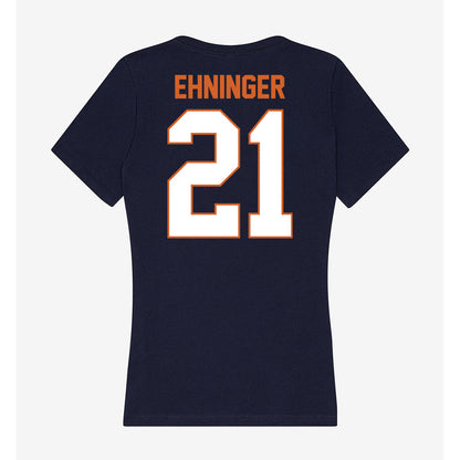 Wheaton IL - NCAA Softball : Brianna Ehninger - Women's V-Neck T-Shirt-1