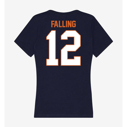 Wheaton IL - NCAA Men's Soccer : Cooper Falling - Women's V-Neck T-Shirt-1