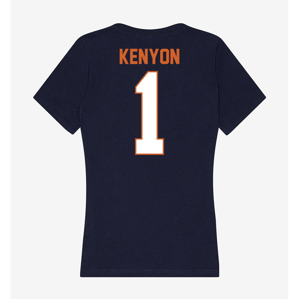 Wheaton IL - NCAA Football : Ryan Kenyon - Women's V-Neck T-Shirt-1