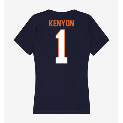 Wheaton IL - NCAA Football : Ryan Kenyon - Women's V-Neck T-Shirt-1
