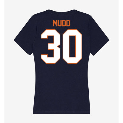 Wheaton IL - NCAA Men's Basketball : Cayden Mudd - Women's V-Neck T-Shirt-1