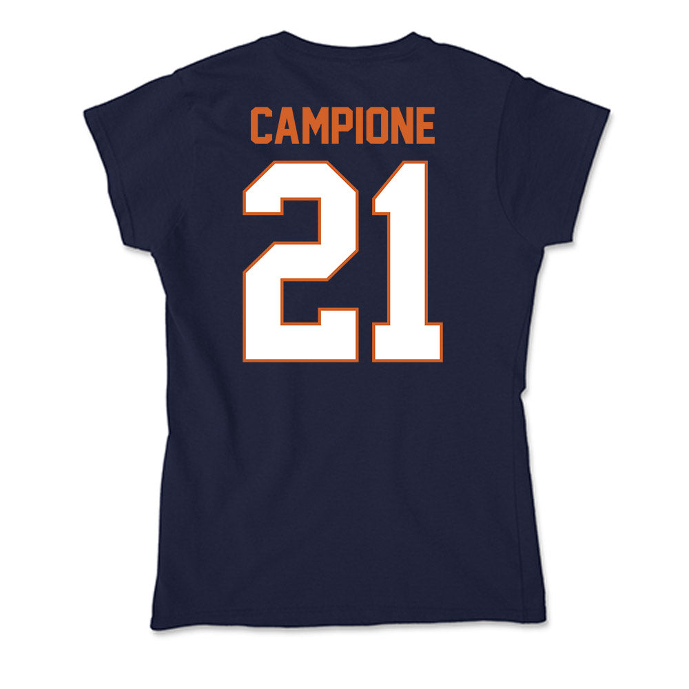 Wheaton IL - NCAA Men's Basketball : Matthew Campione - Soft Style Women’s T-Shirt-1