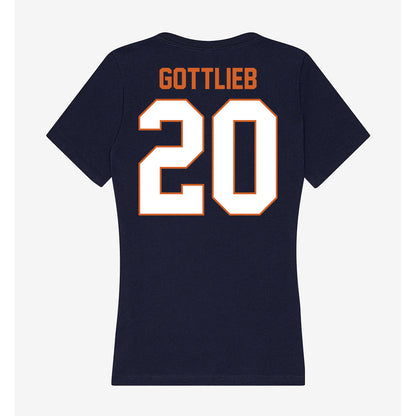 Wheaton IL - NCAA Men's Soccer : Gavin Gottlieb - Women's V-Neck T-Shirt-1