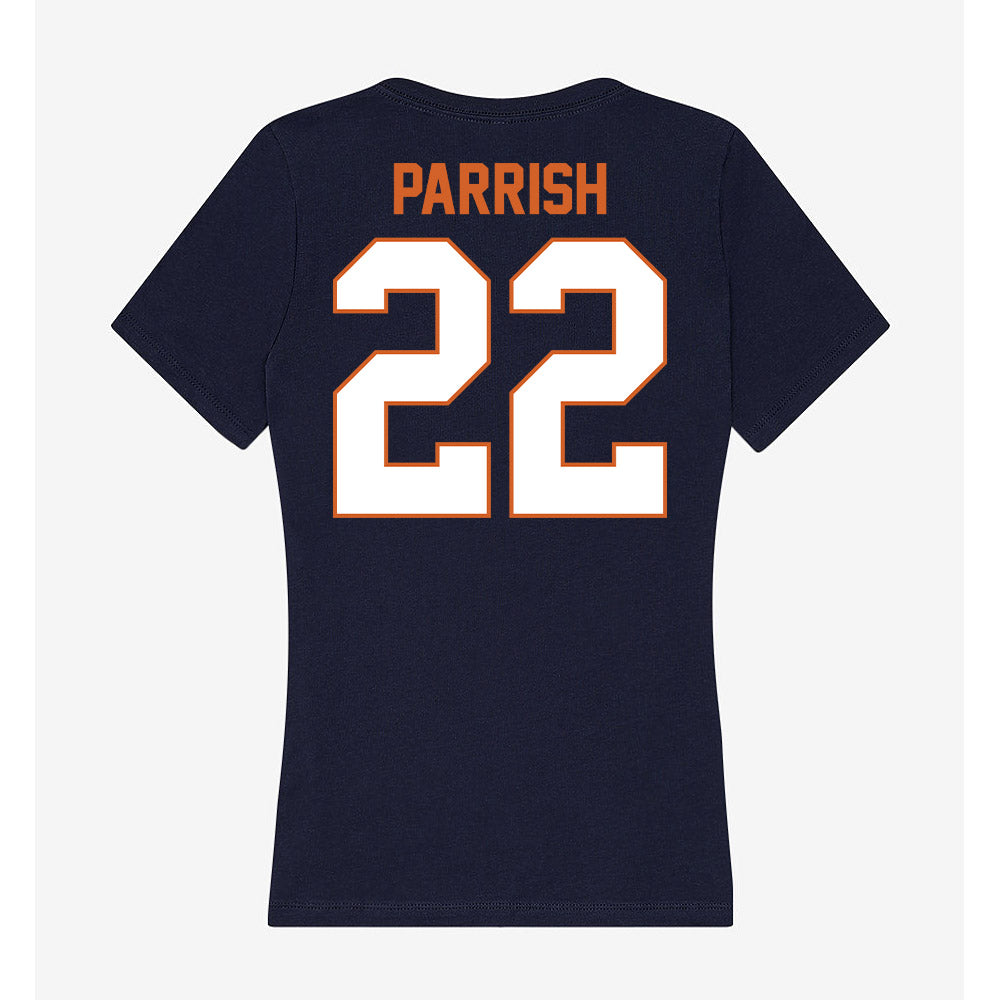 Wheaton IL - NCAA Football : Trace Parrish - Women's V-Neck T-Shirt-1