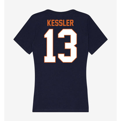 Wheaton IL - NCAA Baseball : Billy Kessler - Women's V-Neck T-Shirt-1