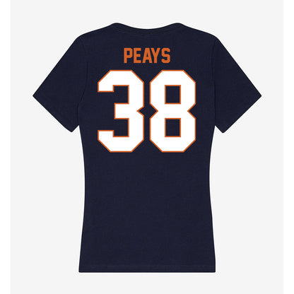 Wheaton IL - NCAA Football : Luke Peays - Women's V-Neck T-Shirt-1