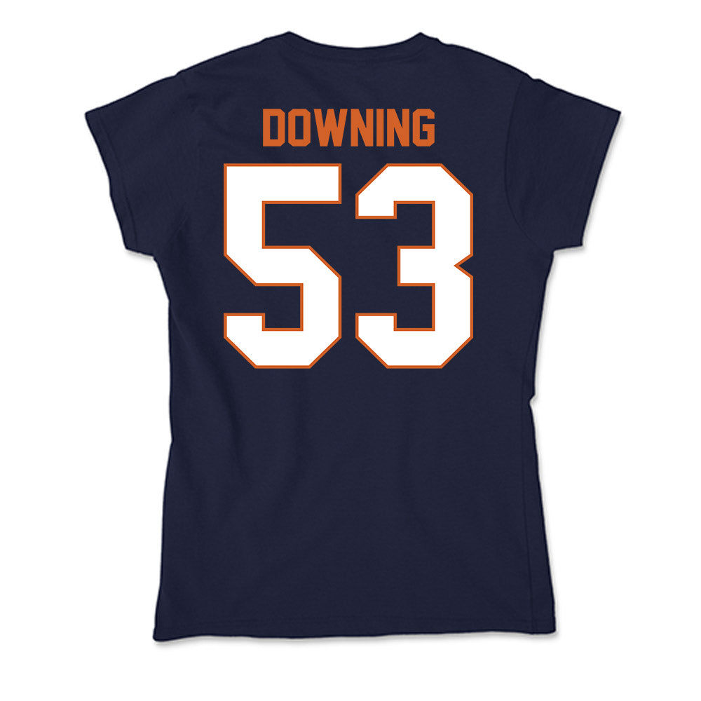 Wheaton IL - NCAA Football : Owen Downing - Soft Style Women’s T-Shirt-1