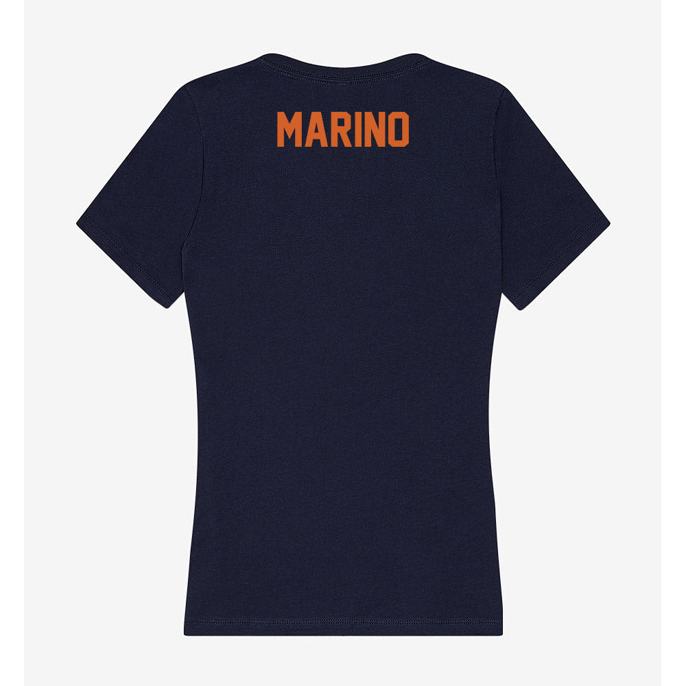 Wheaton IL - NCAA Women's Cross Country : Emmarie Marino - Women's V-Neck T-Shirt-1