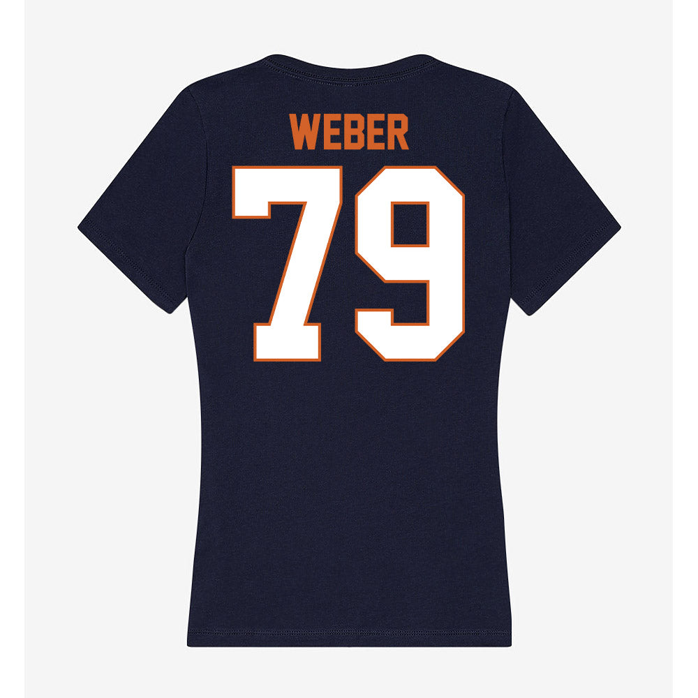 Wheaton IL - NCAA Football : Jake Weber - Women's V-Neck T-Shirt-1