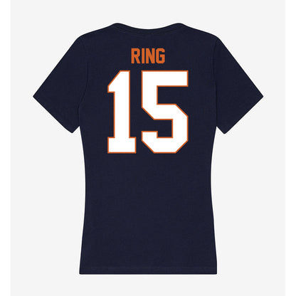 Wheaton IL - NCAA Women's Soccer : Aliah Ring - Women's V-Neck T-Shirt-1