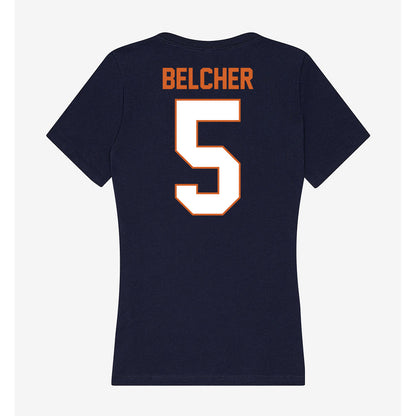Wheaton IL - NCAA Men's Soccer : Garrett Belcher - Women's V-Neck T-Shirt-1